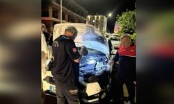 Iğdır'da araç yangını kısa sürede söndürüldü