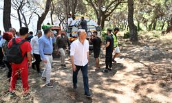 Muratpaşa Belediyesi, 19 araçla yangına müdahale etti