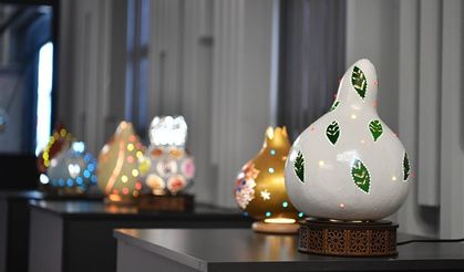 Kayseri’de Doğanın Sanata Dönüşümü Su Kabağı Sanat Sergisi açıldı
