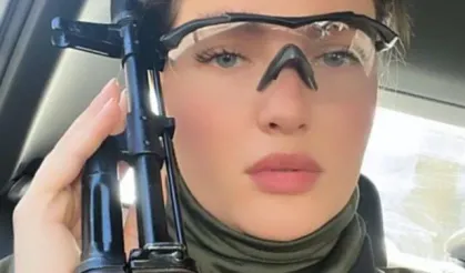 Eski Ukrayna güzeli Anastasiia Lenna Rusya'ya karşı savaşmak üzere orduya katıldı