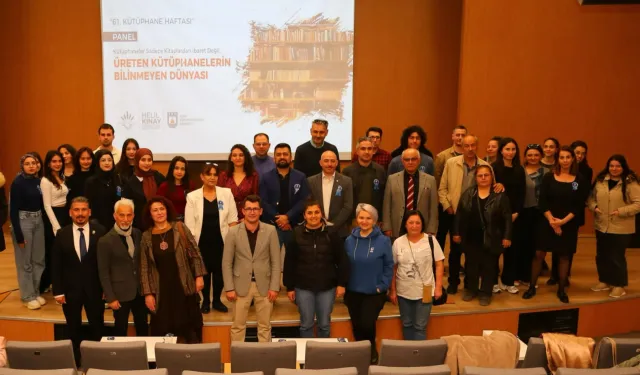 İzmir Karabağlar’da 'Üreten Kütüphanelerin Bilinmeyen Dünyası' konuşuldu