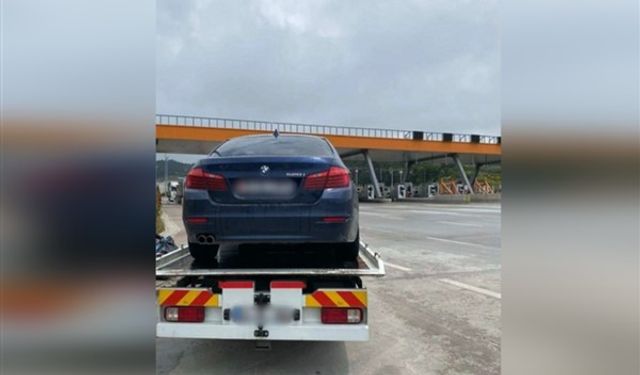 Bursa'da çakarlı araç sürücüsüne ceza