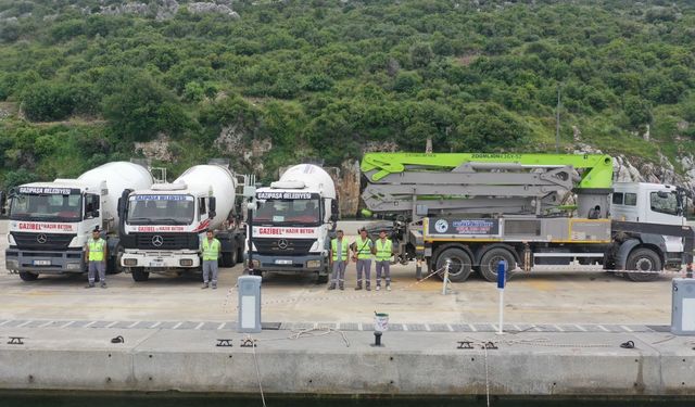 Gazipaşa Belediyesi beton santraline araç takviyesi