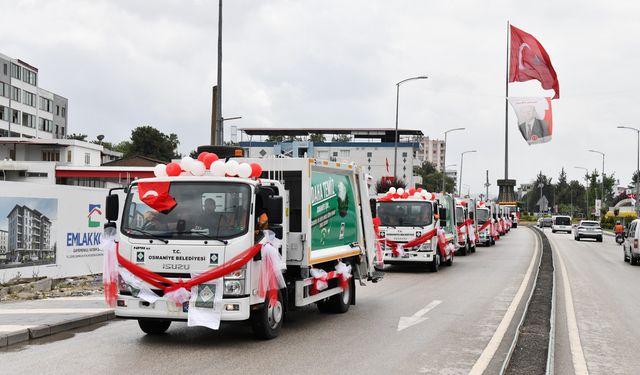 Osmaniye Belediyesi, araç filosunu güçlendiriyor