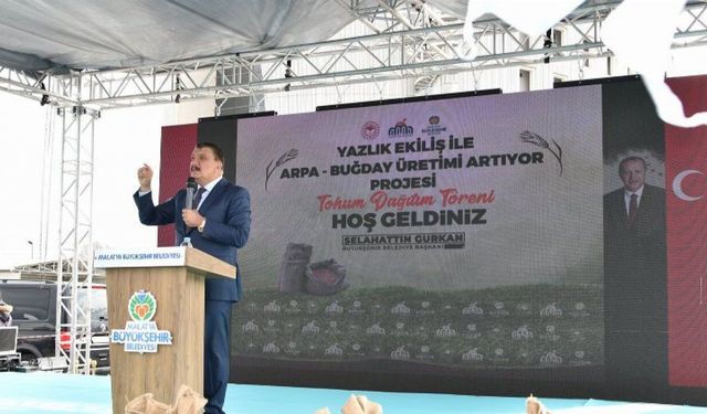 Malatya'da çiftçilere buğday ve arpa tohumu dağıtımı yapıldı