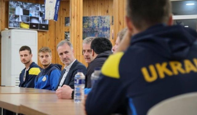 Ülkelerine dönemeyen Ukrayna Milli Takımı Bursa İnegöl’de misafir ediliyor