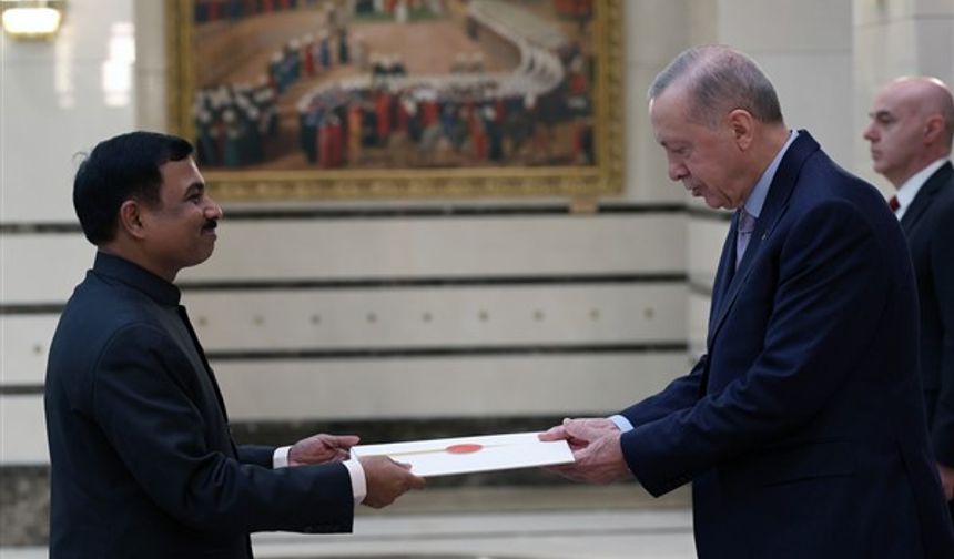 Cumhurbaşkanı Erdoğan, Hindistan Büyükelçisi Pardeshi’yi kabul etti