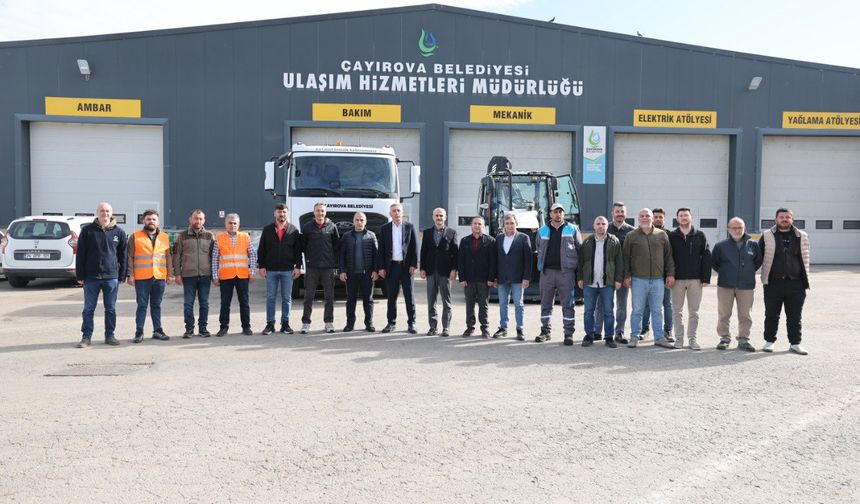 Çayırova Belediyesi’nin araç filosu güçleniyor