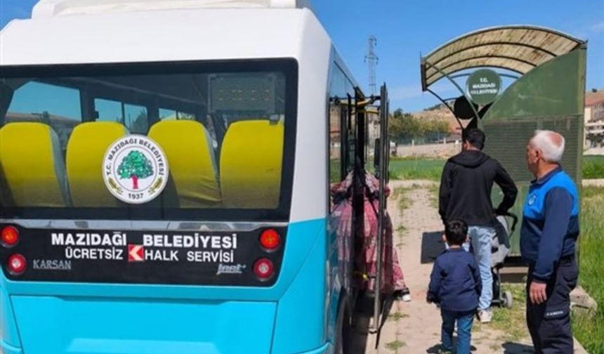 Mazıdağı’nda parklar ve ücretsiz servis araçları denetlendi