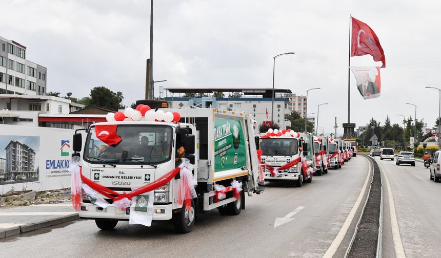 Osmaniye Belediyesi, araç filosunu güçlendiriyor